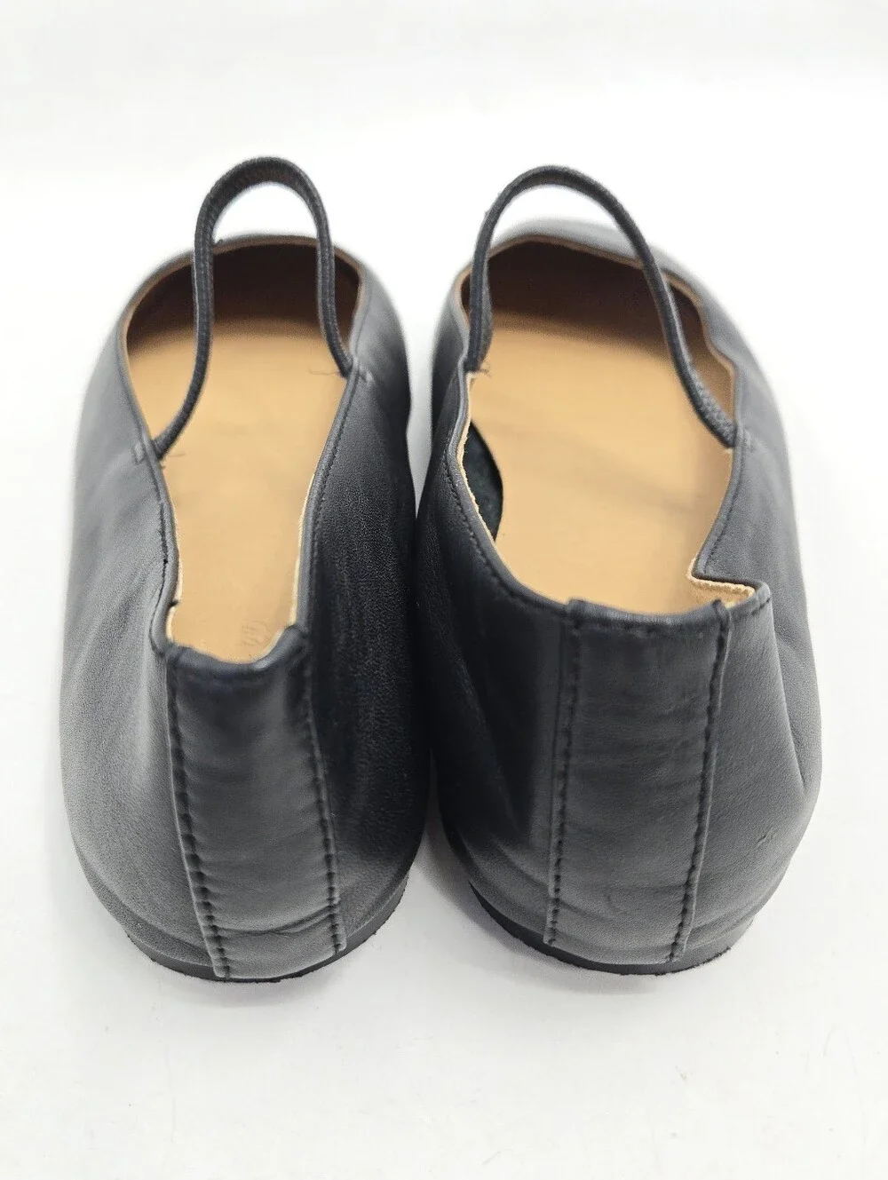 Madewell Greta Black Leather Ballet Mary Jane Flats - Picture 7 of 13